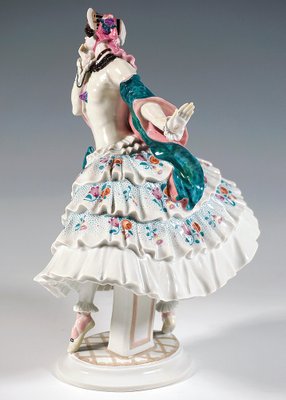 Russian Ballet Estrella Figurine attributed to Paul Scheurich for Meissen, 1930s-EMT-1763727