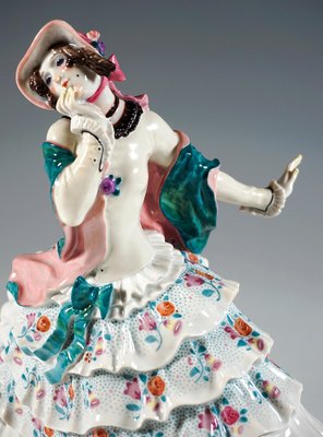 Russian Ballet Estrella Figurine attributed to Paul Scheurich for Meissen, 1930s-EMT-1763727