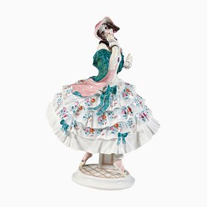 Russian Ballet Estrella Figurine attributed to Paul Scheurich for Meissen, 1930s-EMT-1763727