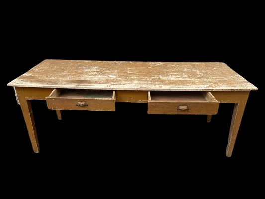 Rustic 2-Drawer Table in Poplar-SDV-1261410