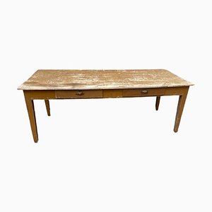 Rustic 2-Drawer Table in Poplar-SDV-1261410