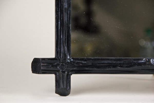 Rustic Austrian Black Forest Wall Mirror, 1880s-TQA-1322109