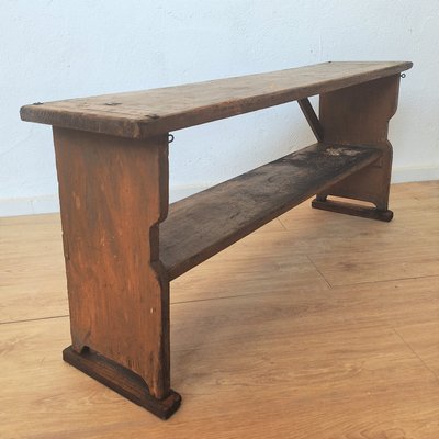 Rustic Bench in Wood, 1880s-WK-2021264