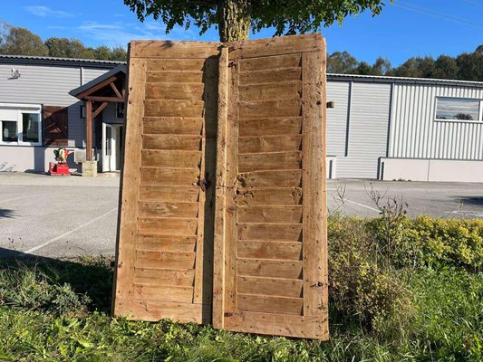 Rustic Double Garden Door-PXE-2019644