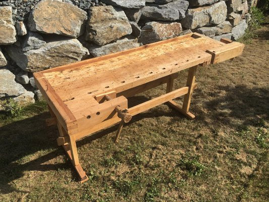 Rustic Functional Workbench in Pine-PXE-1729922