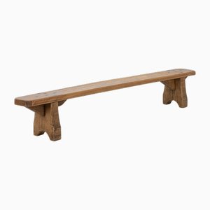 Rustic Low Bench in Wood, France, 1850s-YSY-2027730