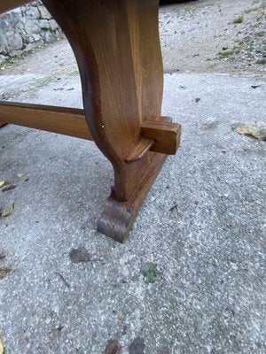 Rustic Monastery Coffee Table in Oak, 1950-ZYJ-2024575