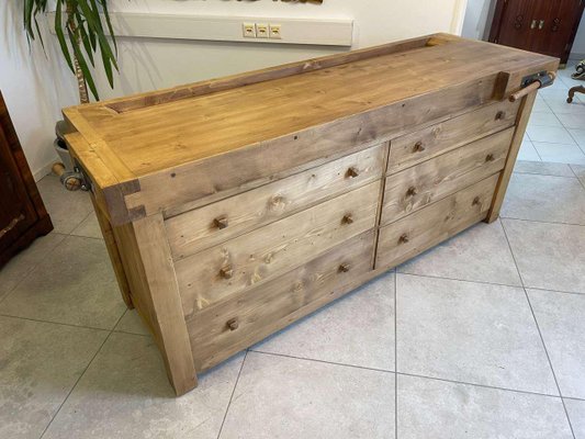 Rustic Planer Bench in Pine-PXE-1762696