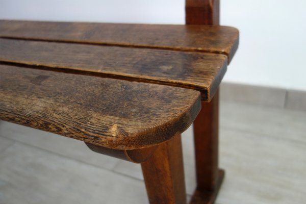 Rustic School Bench, 1950s-XTZ-1445039