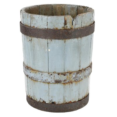 Rustic Solid Wood Barrel-NQ-1798451