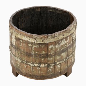 Rustic Solid Wood Barrel-NQ-1798459