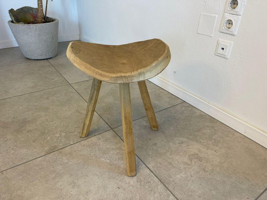 Rustic Spruce Wood Stool-PXE-2023336