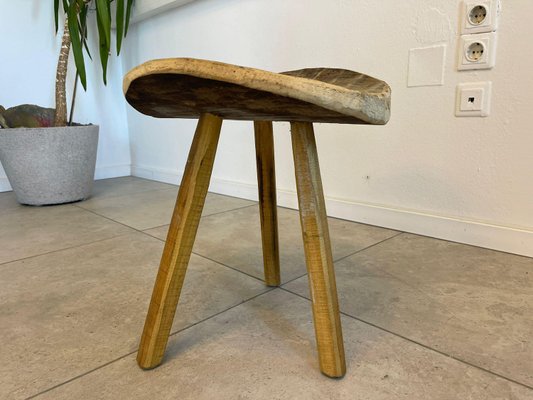 Rustic Spruce Wood Stool-PXE-2023338