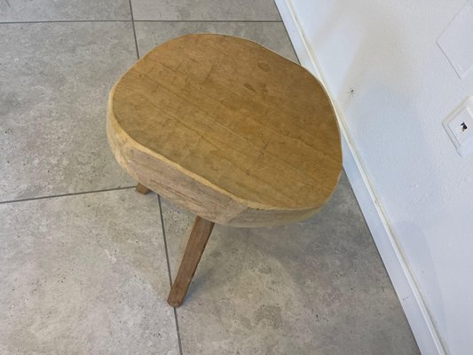 Rustic Spruce Wood Stool-PXE-2023333