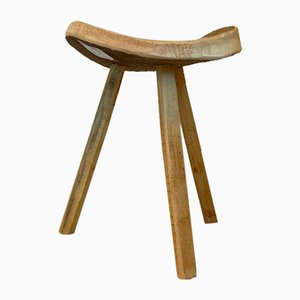 Rustic Spruce Wood Stool-PXE-2023337