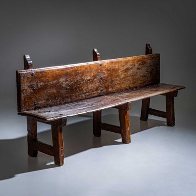 Rustic Wooden Bench, Alpines, 18th / 19th Century-VEI-2021319