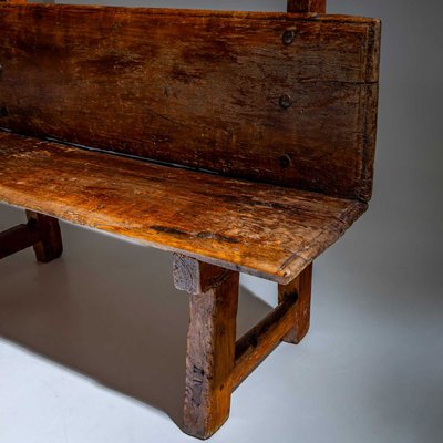 Rustic Wooden Bench, Alpines, 18th / 19th Century-VEI-2021319