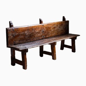 Rustic Wooden Bench, Alpines, 18th / 19th Century-VEI-2021319