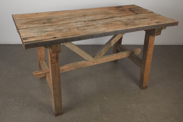 Rustic Wooden Table, 1930s-LMR-2033215