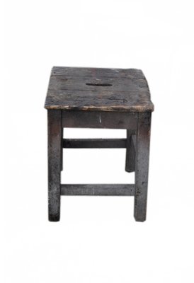 Rustic Workshop Stool, 1940s-OXJ-679066