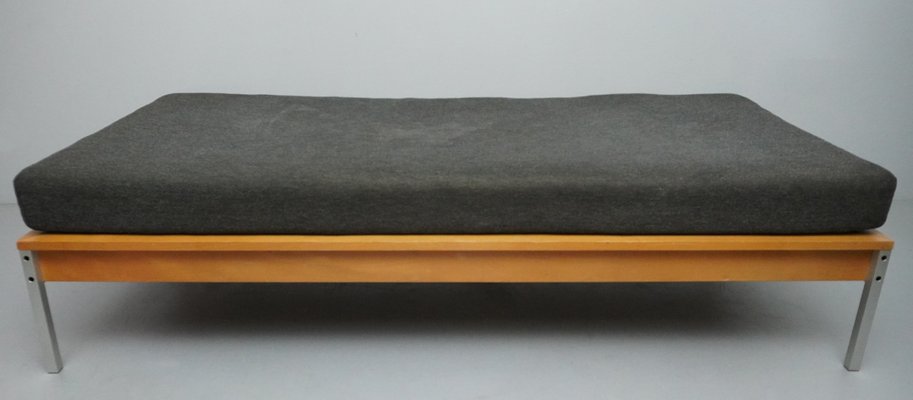 RZ 57 Daybed by Dieter Rams, Otto Zapf & Wilhelm Kimmelmann in Beech & Aluminium, 1961-RST-1166547