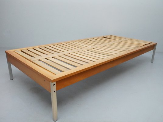 RZ 57 Daybed by Dieter Rams, Otto Zapf & Wilhelm Kimmelmann in Beech & Aluminium, 1961-RST-1166547