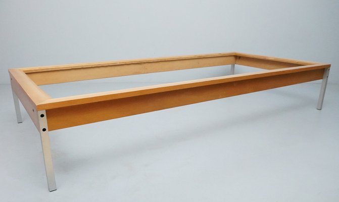 RZ 57 Daybed by Dieter Rams, Otto Zapf & Wilhelm Kimmelmann in Beech & Aluminium, 1961-RST-1166547