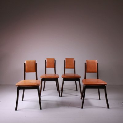 S-11 Chairs by Angelo Mangiarotti for Sorgente Del Mobile, 1960, Set of 4-VJY-2034749