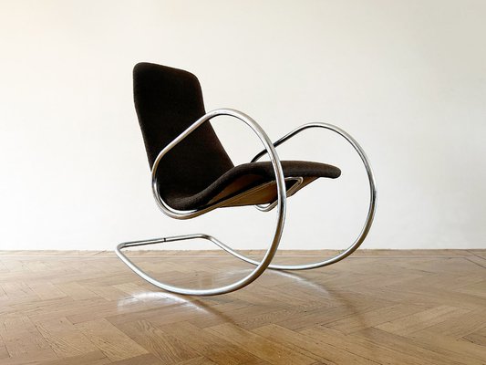 S 826 Rocking Chair by Ulrich Böhme for Thonet, 1970s-RPY-1801212