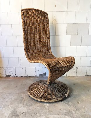 S Chair in Braided Rope by Marzio Cecchi, Italy, 1970s-VCV-638754