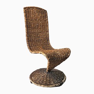 S Chair in Braided Rope by Marzio Cecchi, Italy, 1970s-VCV-638754