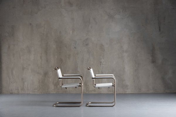 S34 Armchairs by Mart Stam & Marcel Breuer for Thonet, 1930, Set of 2-SPE-1800631