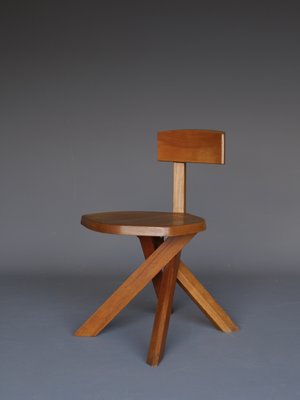 S34 Elm Chair by Pierre Chapo, 1980s-MB-2020706