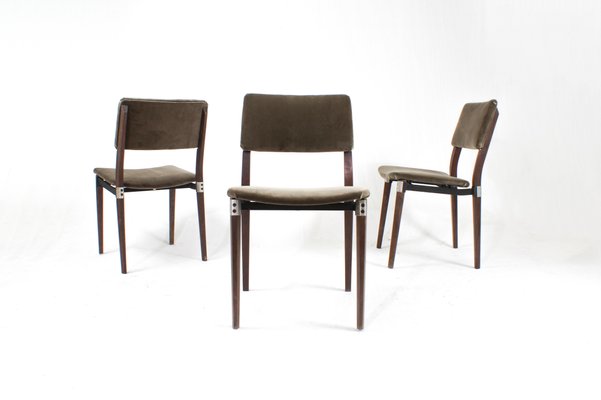 S82 Chairs by Eugenio Gerli for Tecno, Set of 3-SAV-1078608