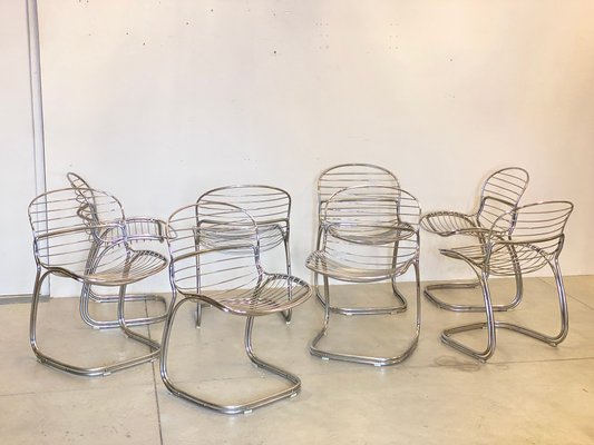 Sabrina Chairs by Gastone Rinaldi for Rima, 1970s, Set of 4-NPC-1490488