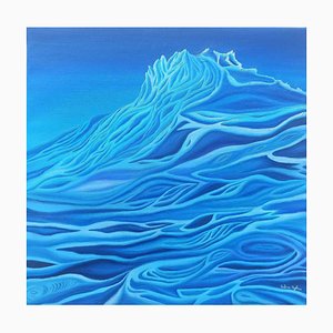 Sabrina Pugliese, The Melting of Glaciers, Original Oil Painting, 2019-ZCI-983878