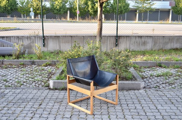 Saddle Leather Möbel Modell Canto Shell Chair by Rainer Schell for Schlapp, 1970s-UF-1384265