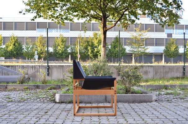 Saddle Leather Möbel Modell Canto Shell Chair by Rainer Schell for Schlapp, 1970s-UF-1384265