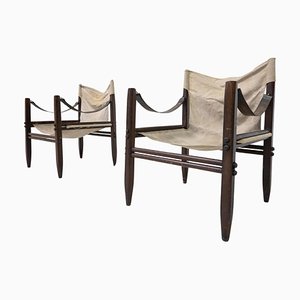 Safari Armchairs attributed to Gianfranco Legler for Zanotta, 1960s, Set of 2-FGA-1782279