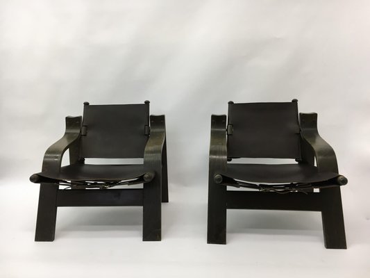 Safari Lounge Chairs , 1970s, Set of 2-BGP-934889