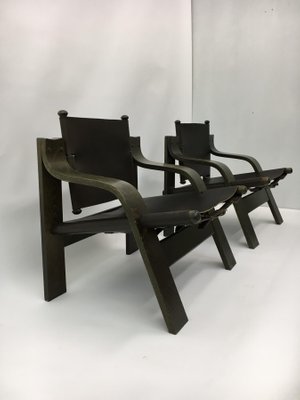 Safari Lounge Chairs , 1970s, Set of 2-BGP-934889