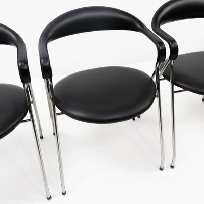 Saffa Chairs by Hans Eichenberger for Dietiker, Switzerland, 1980s, Set of 4-TJQ-1339263