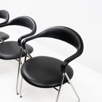 Saffa Chairs by Hans Eichenberger for Dietiker, Switzerland, 1980s, Set of 4-TJQ-1339263