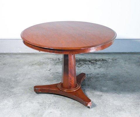 Sailing Side Table in Mahogany with Wheels-OJE-1317505