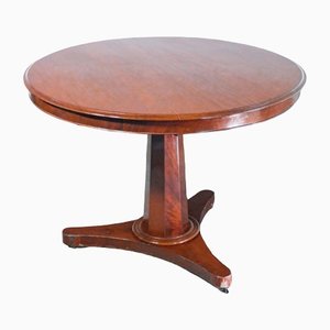 Sailing Side Table in Mahogany with Wheels-OJE-1317505