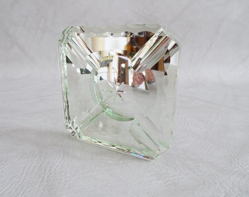 Saint Gobain Glass Ashtray, France, 1920s-POM-1003380