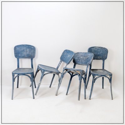 Salon De Provence Chairs by Gaston Viort, 1930s, Set of 4-NYF-2019027