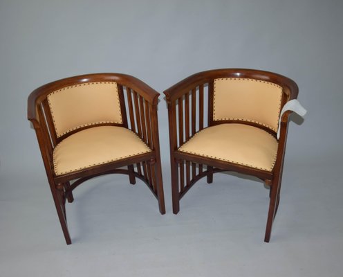 Salon Set attributed to Josef Hoffmann, 1910s, Set of 3-TZ-1375034