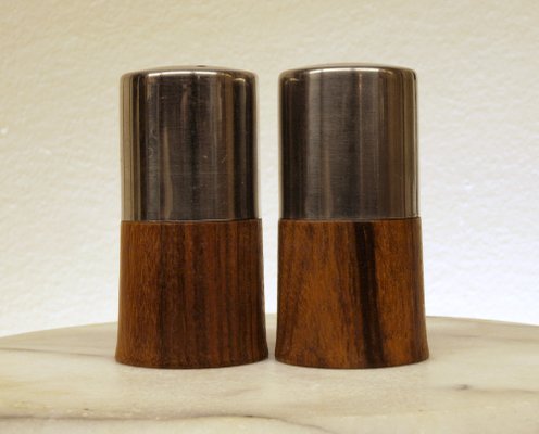 Salt and Pepper in Rosewood, 1970s, Set of 2-ZJN-1805351