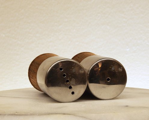 Salt and Pepper in Rosewood, 1970s, Set of 2-ZJN-1805351